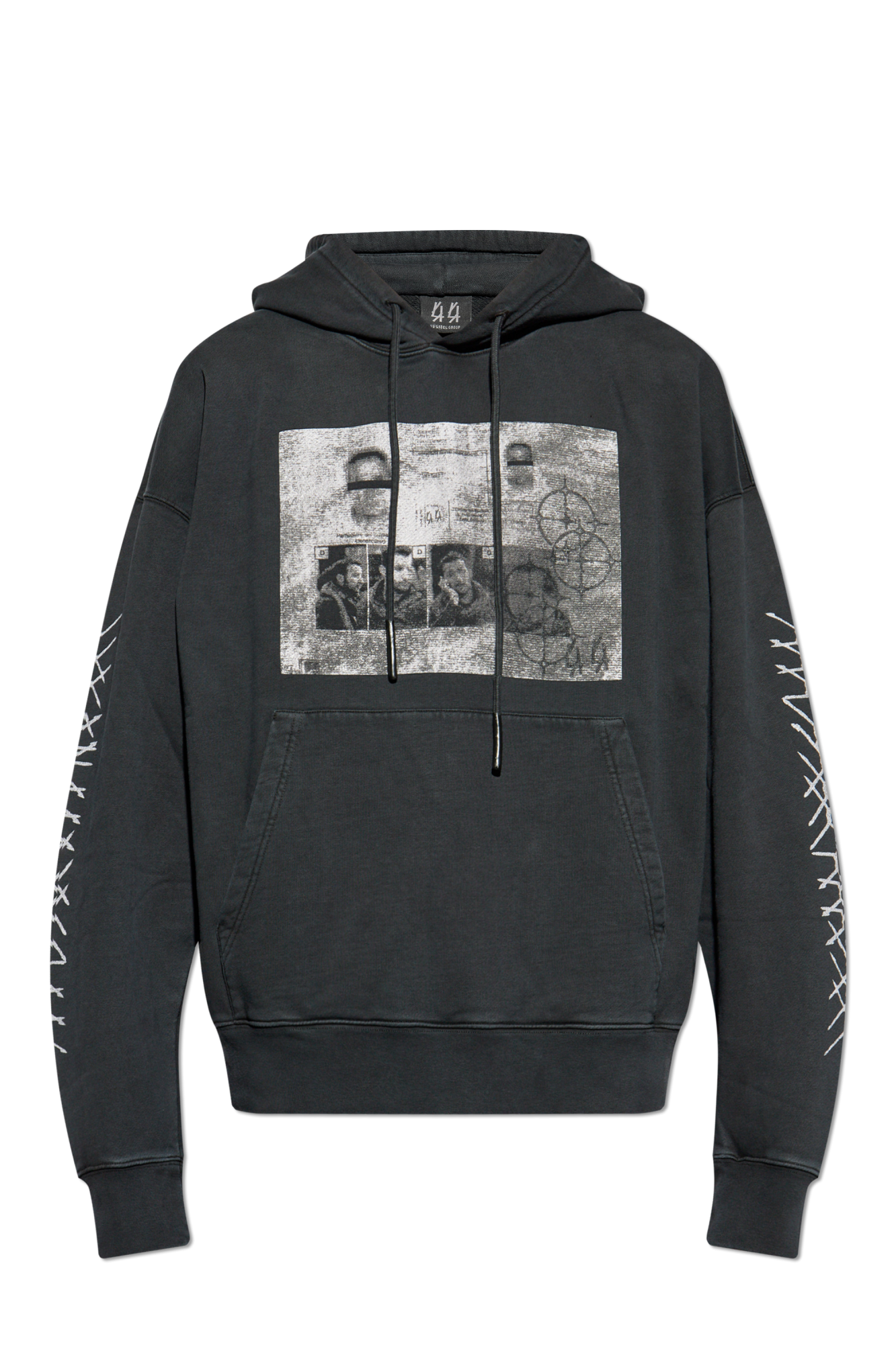 パーカー・フーディ VISION OF SUPER Men Hoodies VS01446 STONE WASH Grey VISION OF SUPER: Sweatshirt men - Grey | Vision Of Super